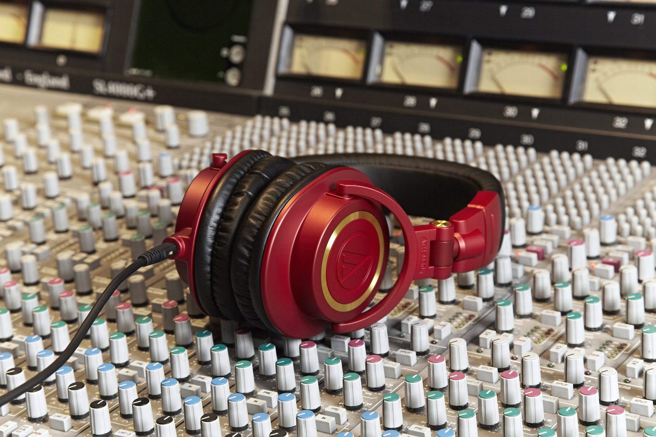Red Headphones Photography 