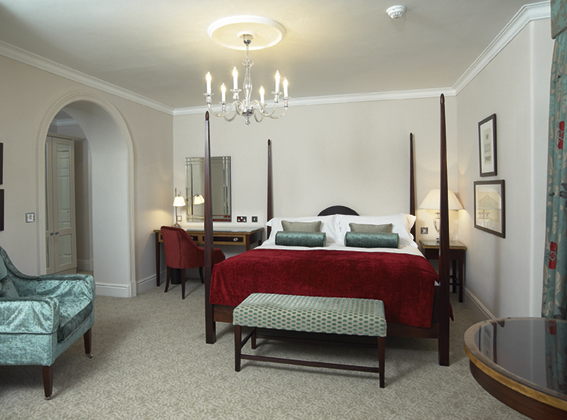 Exclusive hotel room interior
